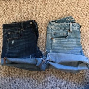 American Eagle Jean Shorts (pair)